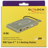 Delock USB Typ-C 3.1 Docking Station 4K 30 Hz