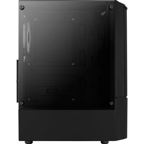 Aerocool Quantum Mesh v3 Midi-Tower-Gehäuse (schwarz grau | 3x USB-A | RGB | Fenster)