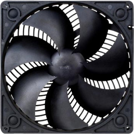 Silverstone ap181 Gehäuselüfter (schwarz, 180 x 180 x 32 mm, 3-Pin-Anschluss)