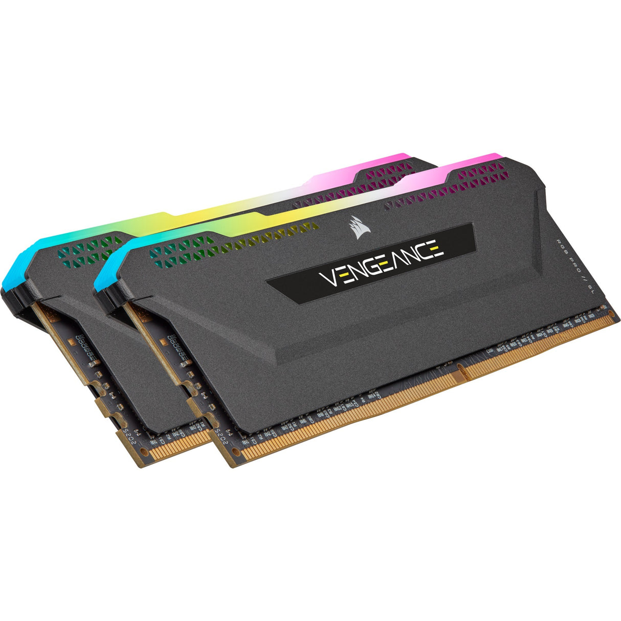 Corsair Vengeance RGB Pro SL 16 GB DDR4-3200 (2x 8 GB) RAM (schwarz, cmh16gx4m2e3200c16, xmp 2.0)