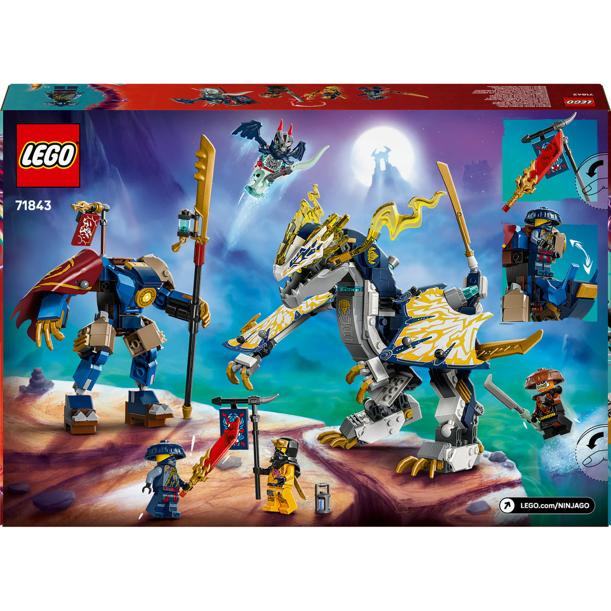 Lego Ninjago 71843 Schurken-Mech-Drachenreiter