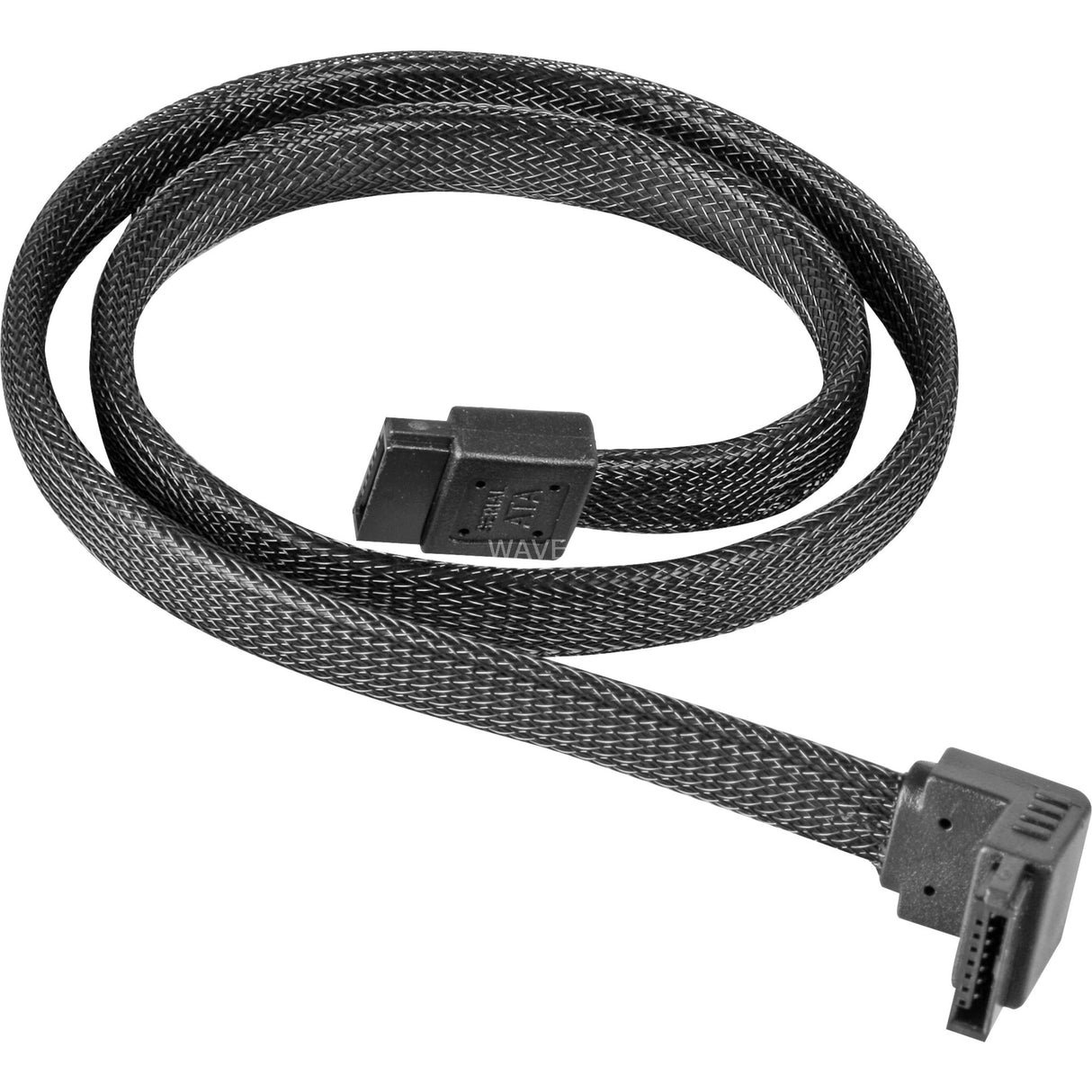 Silverstone SATA III-Kabel 50 cm (schwarz, 6 GB, 90°-Stecker, CP08)