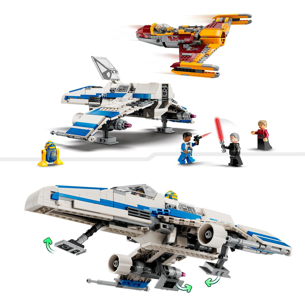 Lego Lego Star Wars 75364 Republik E-Wing gegen Shin Hatis Starfighter-Raumschiff Set
