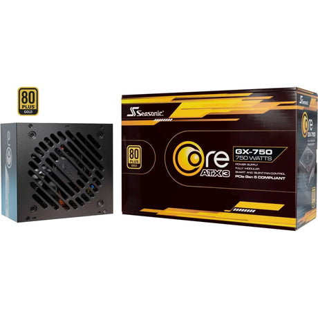 Seasonic Core GX-750-v2 atx3.1 modulares 750-Watt-Netzteil (schwarz, 1x 12V-2x6, 2x PCIe)