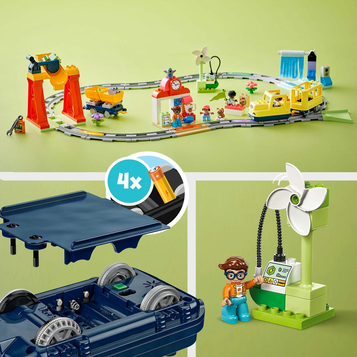 Lego Duplo Town 10428 großer interaktiver Nachbarschaftszug