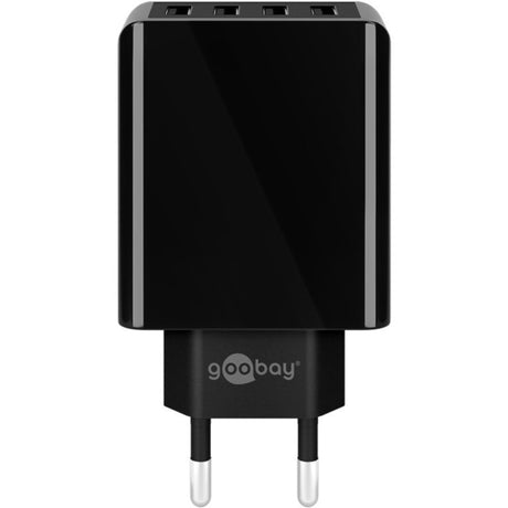 Goobay 4-fach USB-Ladegerät (30 W) (schwarz)