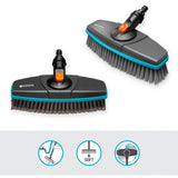 Gardena Cleansystem Stahl mit weicher Bürste für größere,