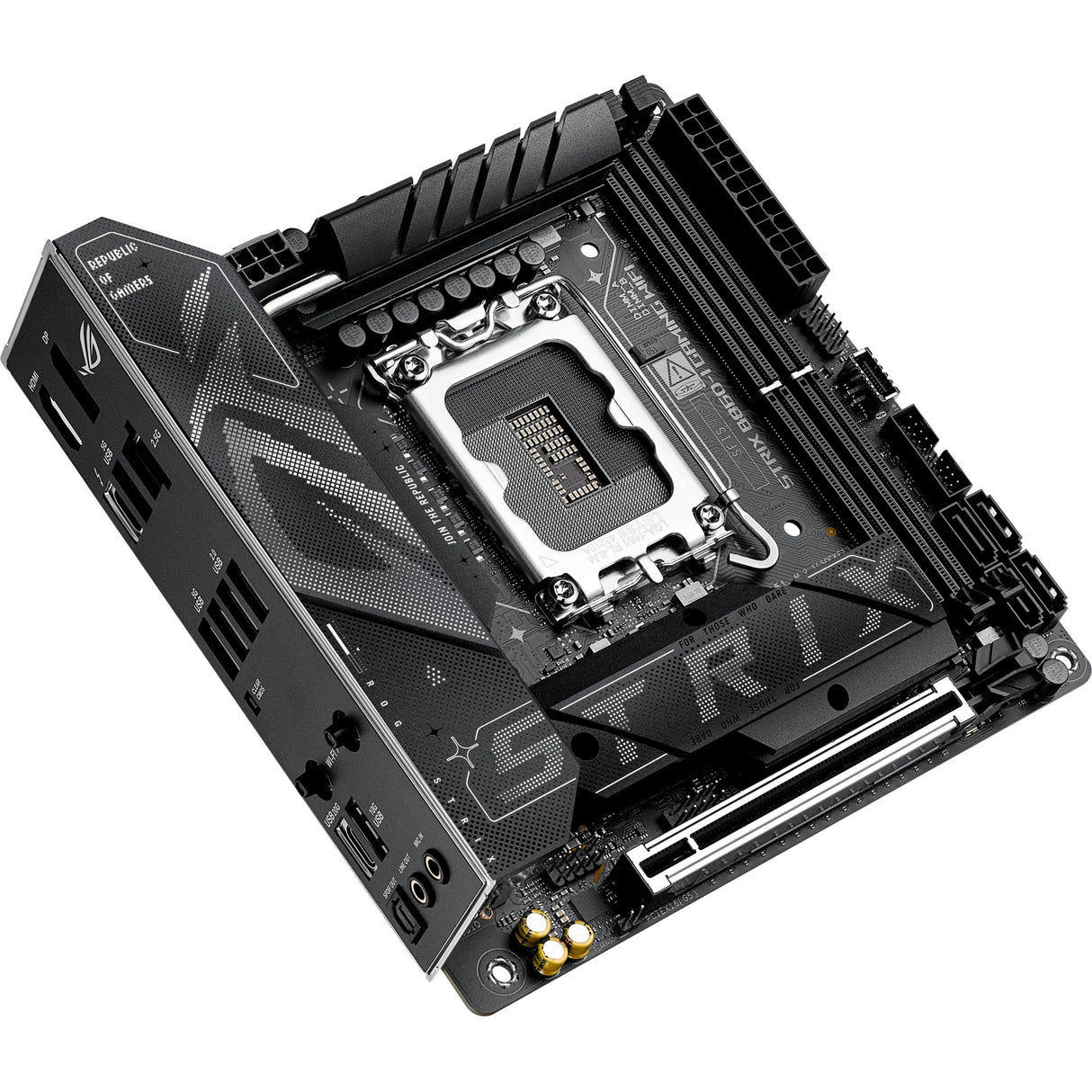 Asus ROG Strix B860-I Gaming WiFi Sockel 1851 Mainboard (RAID, 2,5 GB-LAN, WiFi 7, BT, Sound, Mini-ITX)