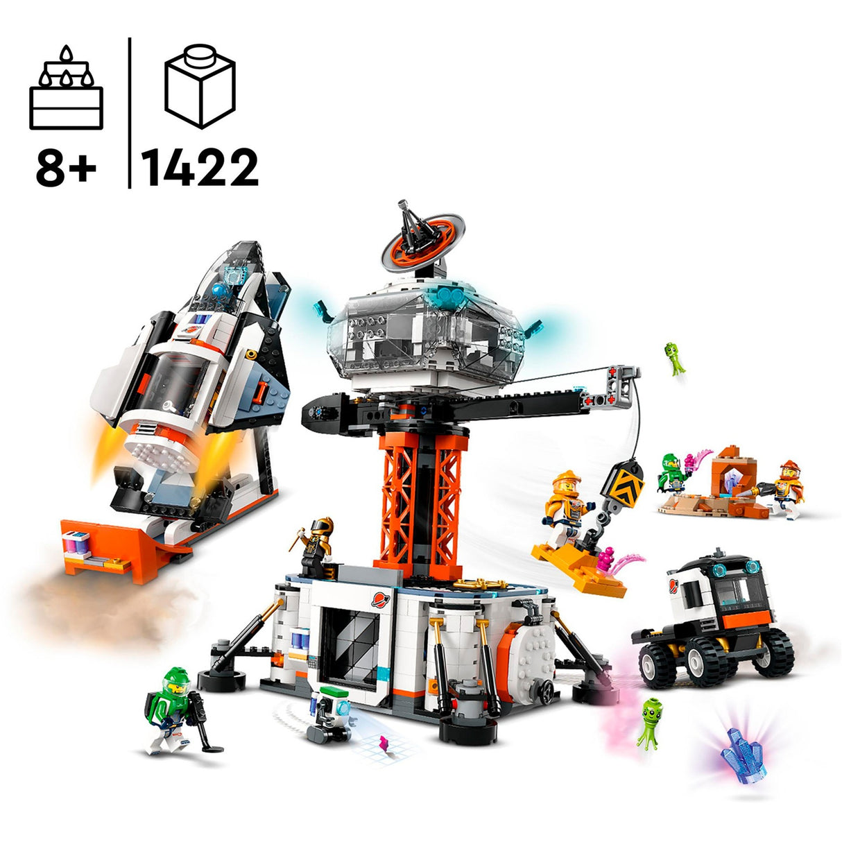 Lego Lego City 60434 Ruth Basis und Raketet Labrics Plattform