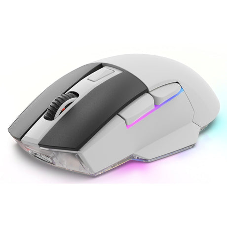 Sharkoon Skiller SGM50W Gaming-Maus (weiß, 400–6400 dpi, RGB-LEDs)