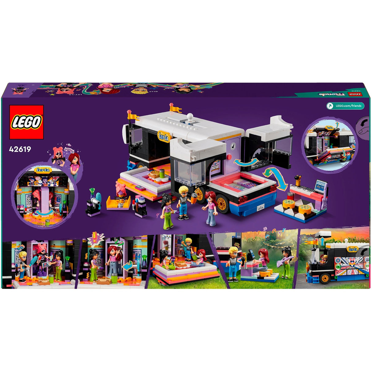 Lego Lego Freunde 42619 Tourbus von Popster