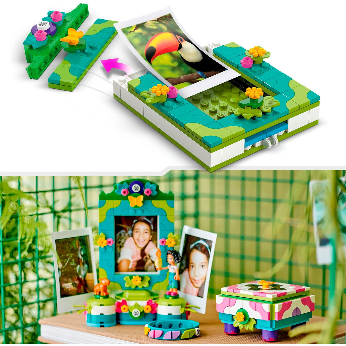 Lego Disney 43239 Mirabels Fotorahmen und Schmuckschatulle