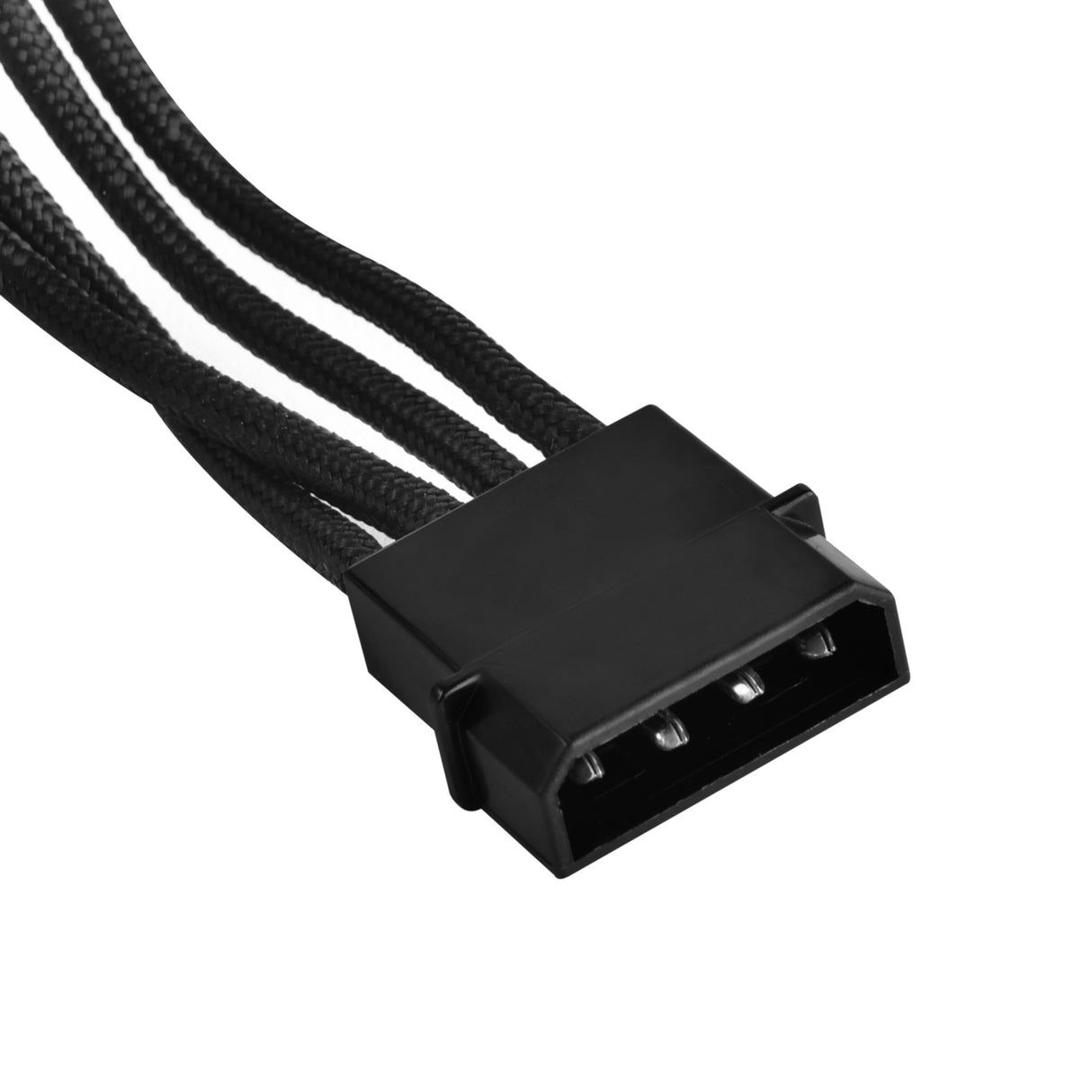 Silverstone-Adapter 4-Pin Molex > 4x 15-Pin SATA (schwarz, PP07-btsb)