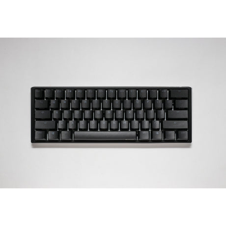 Ducky One 3 klassische Mini-RGB-mechanische Tastatur (Schwarz, US-Layout (QWERTZ), Cherry MX Silent Red, 60 %, RGB-LED, Double-Shot-PBT, Hot-Swap-fähig, Quack-Mechanik)