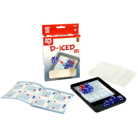 999Games 999 Games D-Iced Denkspiel (niederländisch, 1 Spieler, ab 7 Jahren, 80 Aufgaben)