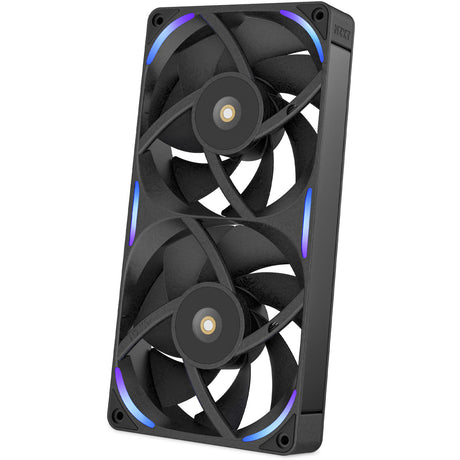 Nzxt f240x RGB-Gehäuselüfter (schwarz, 2 Stück, 240 x 120 x 30 mm, PWM)