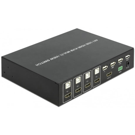 Delock KVM 4-in-1 Multiview-Switch 4x HDMI mit USB KVM-Switch