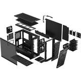 Fraktales Design fraktales Design meshify 2 leuchtendem Glas