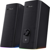 Trust GXT 612 Cetic PC-Lautsprecher (Schwarz, Bluetooth, RGB)
