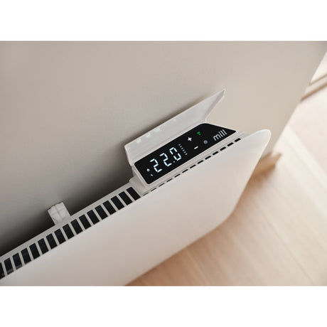 Mill Steel WLAN-Flächenheizung PA1300Wifi4, 1300-Watt-Konvektor (weiß, WLAN 2,4 GHz (WLAN 6), Bluetooth 5.2, ZigBee 3.0 + App)