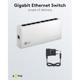 8-Port-Netzwerk-Switch