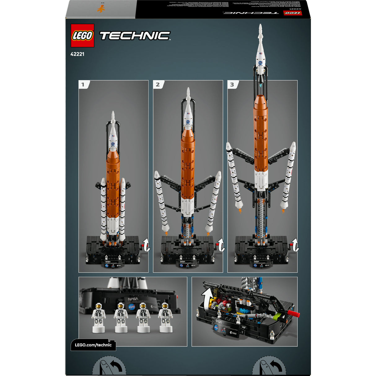 Lego Technic 42221 NASA-Weltraumrakete Artemis