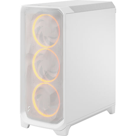 Fractal Design Meshify 3 RGB Midi-Tower-Gehäuse (weiß | 2x USB-A | 1x USB-C | RGB | gehärtetes Glas)