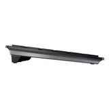 Cherry KW 9100 Slim, Tastatur (Schwarz Silber, EU-Layout (QWERTY), Scherenschalter, ABS, USB-C, 2,4 GHz, Bluetooth)