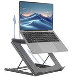 Act Connectivity Laptopständer, klappbar, 5-fach höhenverstellbar (schwarz)