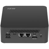 Msi cubi nuc ai+ 2mg-007eu pc-systeem (zwart | core ultra 7 258v | arc graphics 140v | 32 gb | 1 tb ssd)
