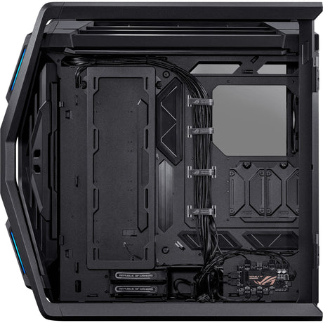 Asus Rog Hyperion GR701 Big Tower Gehäuse (schwarz | 4x USB-A | 2x USB-C | RGB | gehärtetes Glas)
