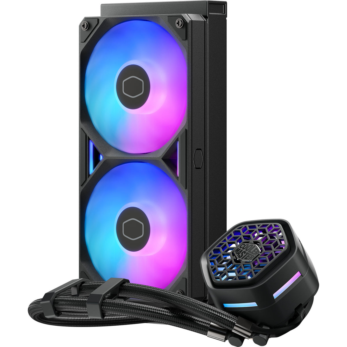 Cooler Master Masterliquid 240 Atmos II VRM Lüfter Arbb Wasserkühlung (Schwarz)