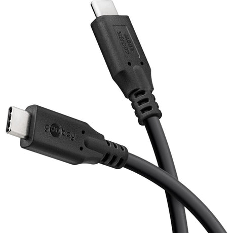 Goobay USB-C 4.0 > USB-C Kabel (schwarz, 2 Meter)