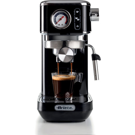 Ariete Moderna Espresso Slim 1381 12 Espressomaschine (schwarz)