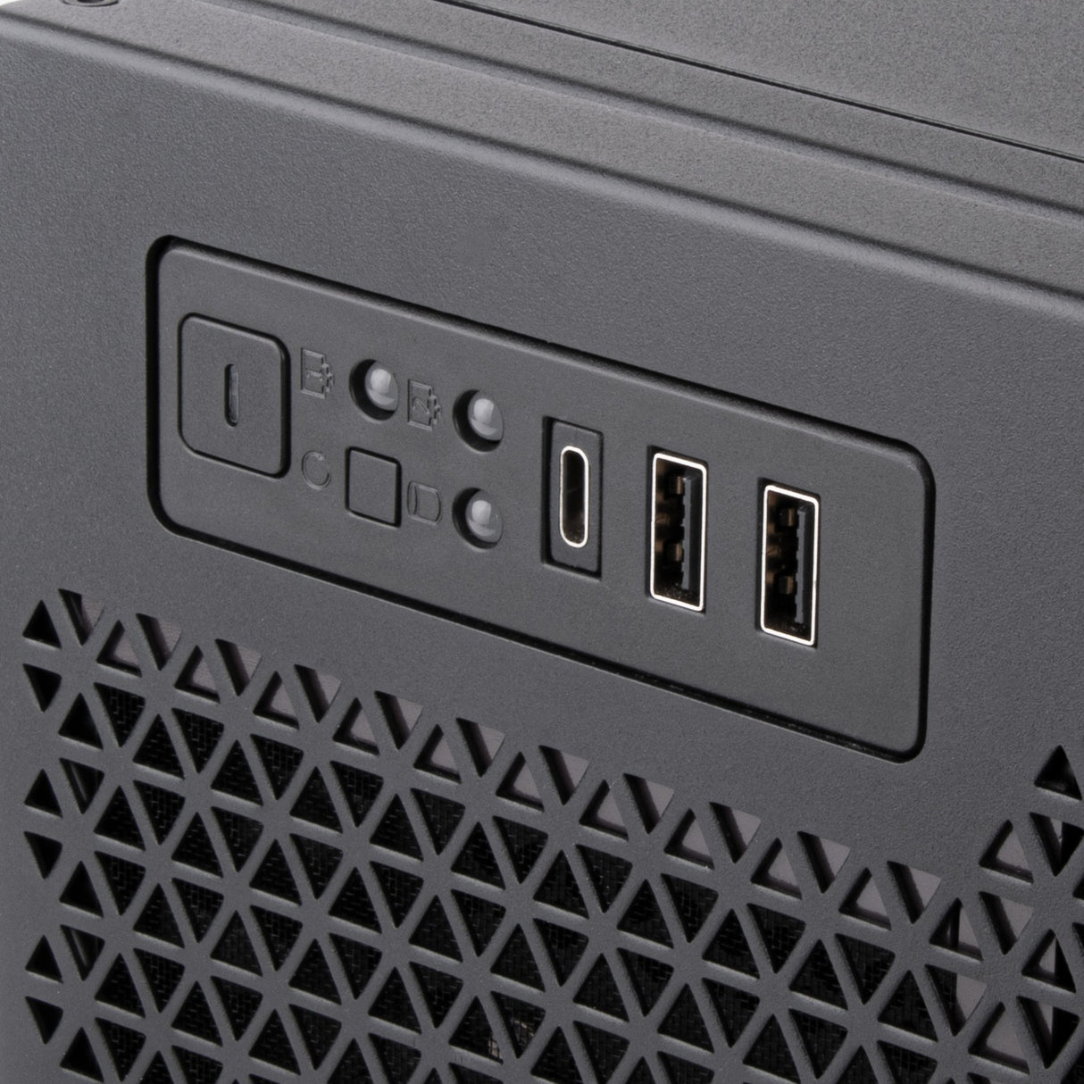 Silverstone RM52 Servergehäuse (schwarz | 2x USB-A | 1x USB-C)