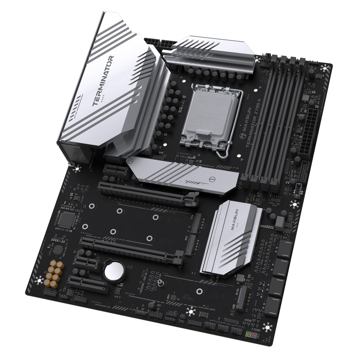 Maxsun ms-terminator z790-a socket 1700 moederbord (zwart, raid, 2.5 gb-lan, sound, atx)