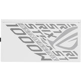 Asus Rog Strix Platinum White Edition modulares 1000-Watt-Netzteil (weiß, 1x 12V-2x6, 4x PCIe)