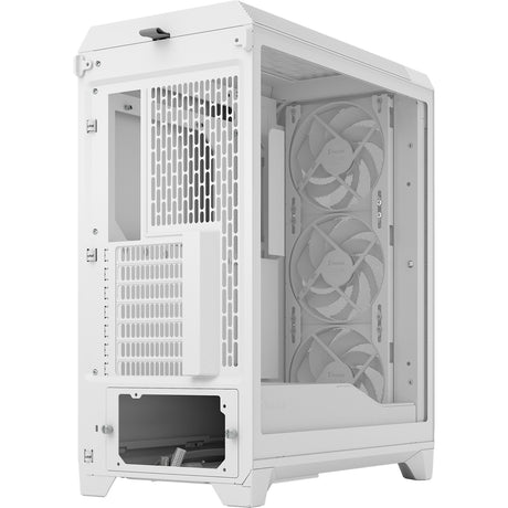 Fractal Design Meshify 3 Midi-Tower-Gehäuse (weiß | 2x USB-A | 1x USB-C | gehärtetes Glas)
