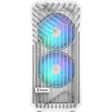 Fraktales Design Torrent White RGB TG Clear Tönung