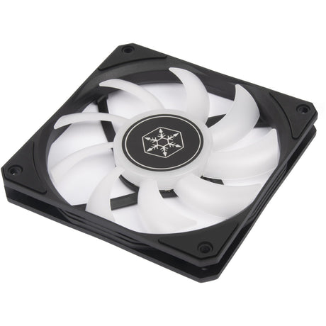 Silverstone Air Slimmer 120 ArGB Gehäuselüfter (schwarz, 120 x 120 x 15 mm, PWM)