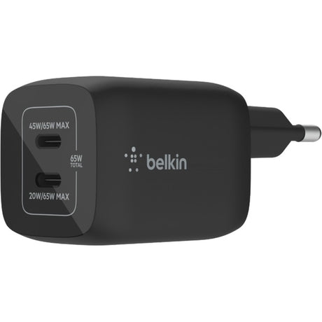 Belkin Boostcharge Pro 2-poort USB-C GaN-Wandlader mit P.