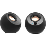 Creative Pebble V3 PC-Lautsprecher (schwarz, Bluetooth, USB-C, Aux)