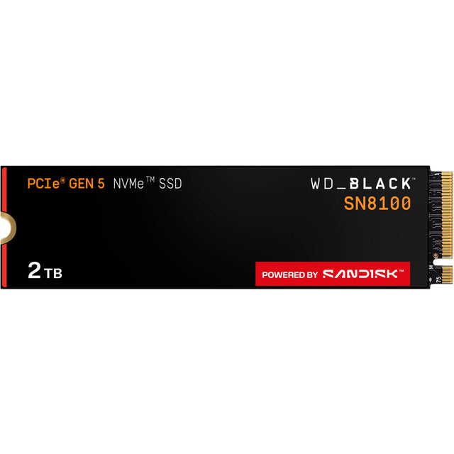 WD Black Sn8100 2 TB SSD (PCIe 5.0 x4, NVMe 2.0, M.2 2280)