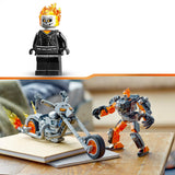 Lego Marvel – Geisterfahrer-Mech-Motorrad-Konstruktionsspielzeug (76245)