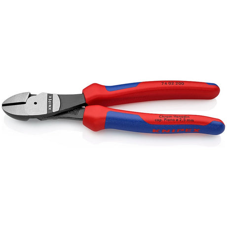 Knipex 74 02 200 Kraft-Seitenschneider poliert Komfort 200mm