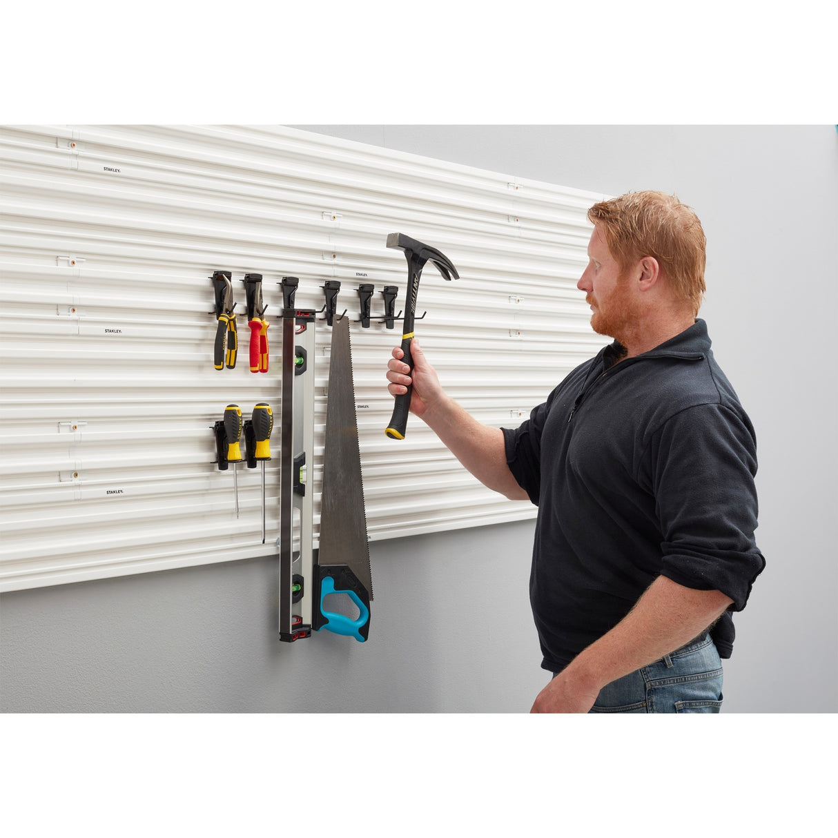Stanley Stanley Track Wall Hooks Range klein, 8 Stücke