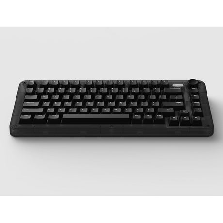 Iqunix ZX75 Dark Side kabellose mechanische Tastatur (schwarz, US-Layout (QWERTZ), Gateron-Rot, 75 %, RGB-LEDs, Hot-Swap-fähig, Double-Shot-PBT, 2,4 GHz | Bluetooth 5.1 | USB-C)