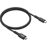 Club 3D USB-C 2.0 gen1 > Micro-USB-Kabel (schwarz, 1 Meter)