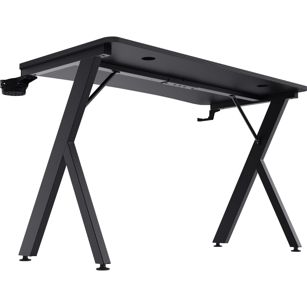 Trust GXT 712 Dynamus Gaming-Tisch Gaming-Schreibtisch (schwarz)