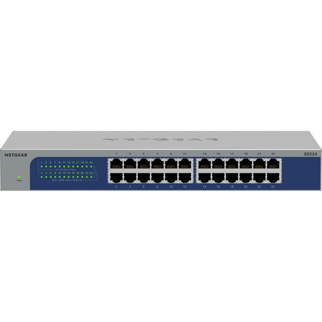 Netgear GS524 24-Port Gigabit Ethernet Unmanaged Switch (Grau Blau)